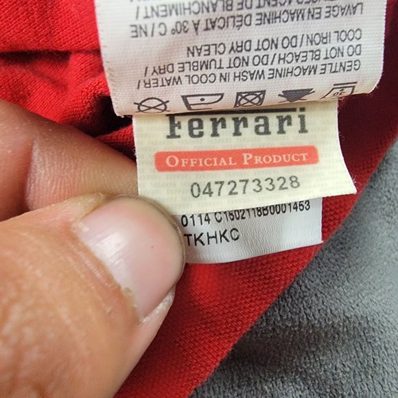 Puma Ferrari Shirt Mens XL Red Polo Scuderia Embroidered F1 Racing Short Sleeve - Picture 8 of 12